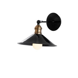 Opviq Berceste - 250-A Lámpara de pared Negra